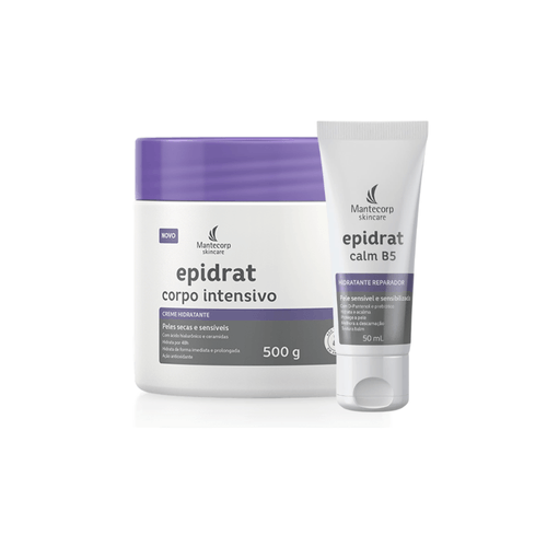 KIT_EPIDRATCB5_Kit Epidrat Calm B5 Facial + Epidrat Corpo Intensivo pote 500G KIT_EPIDRATCB5_Kit Epidrat Calm B5 Facial + Epidrat Corpo Intensivo pote 500G